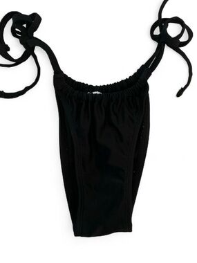 Xhilaration Black Tie-Side Bikini Bottom